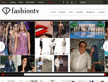 Tablet Screenshot of fashiontvromania.com